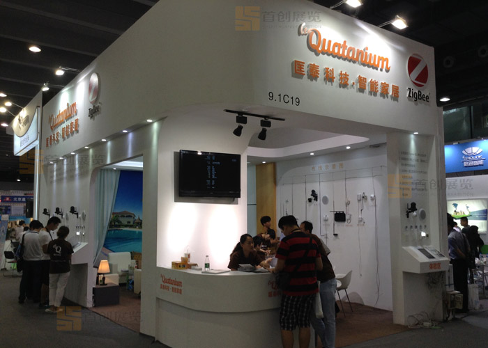 匡泰 光电照明展位展会设计(图2)